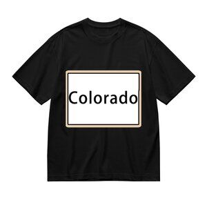 Colorado Graphic Black T-Shirt